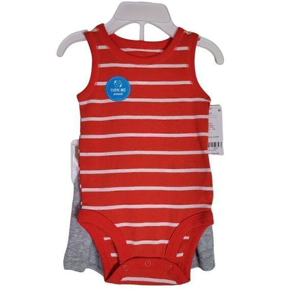 Carter's Baby 2-Piece Crab Bodysuit & Short Set (Size 3M) - Picture 1 of 8